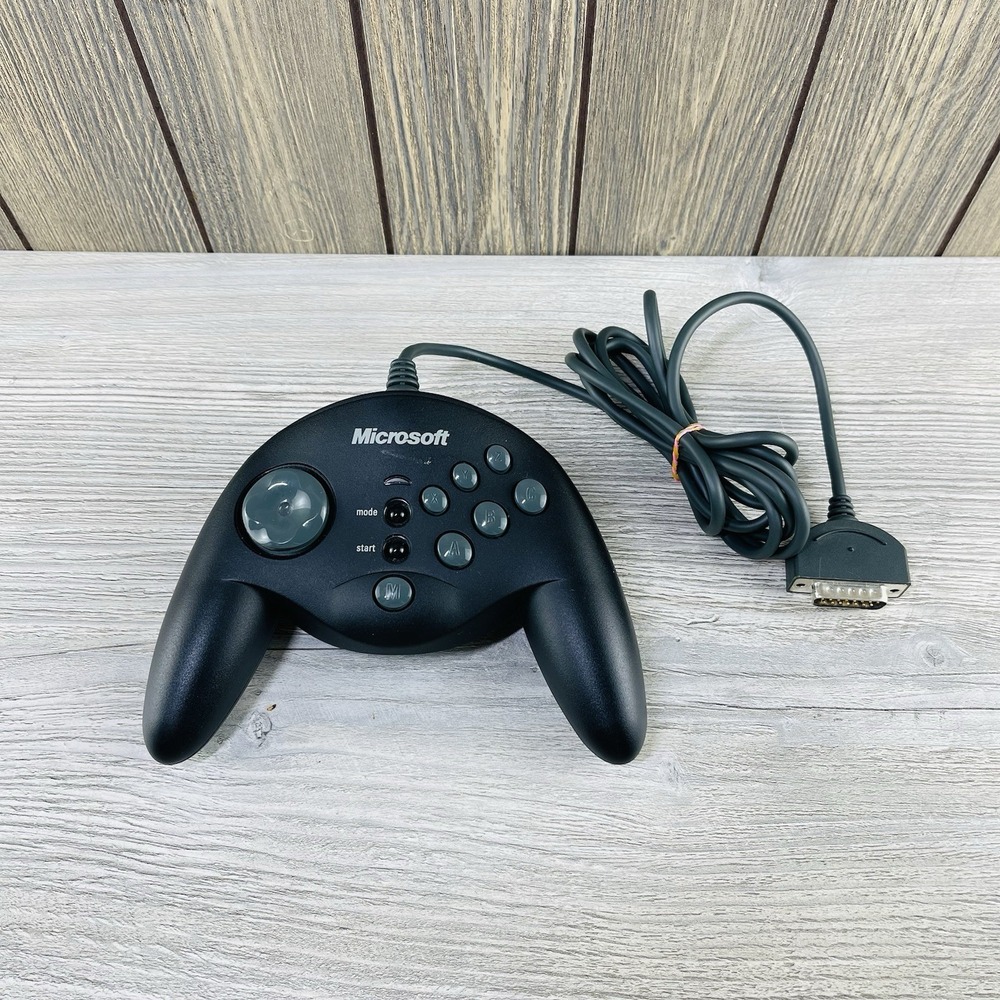 Genuine Microsoft Sidewinder Gamepad PC Gameport Retro Controller